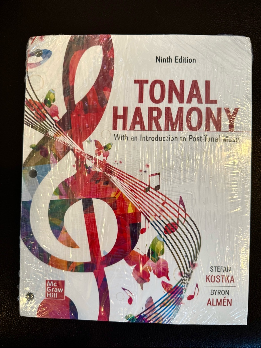 New Sealed Tonal Harmony 9th Edition Loose-Leaf Kostka Almen Connect Access Code